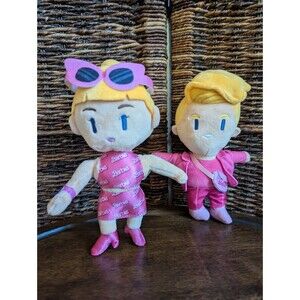 Stumble Guys Barbie Ken Plush Stuffed Toys Set Barbiecore Limited Edition Movie